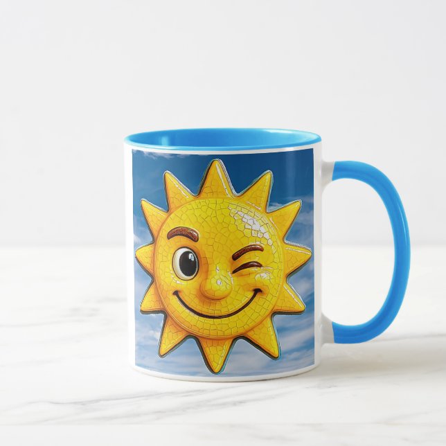 Taza soleil joyeux avec clin d’œil (Derecha)