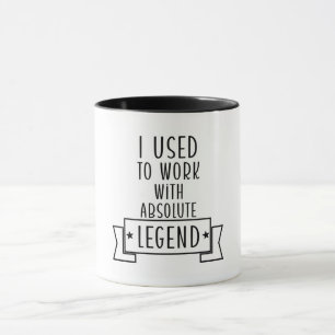 Taza Solía Trabajar Con Leyendas Absolutas