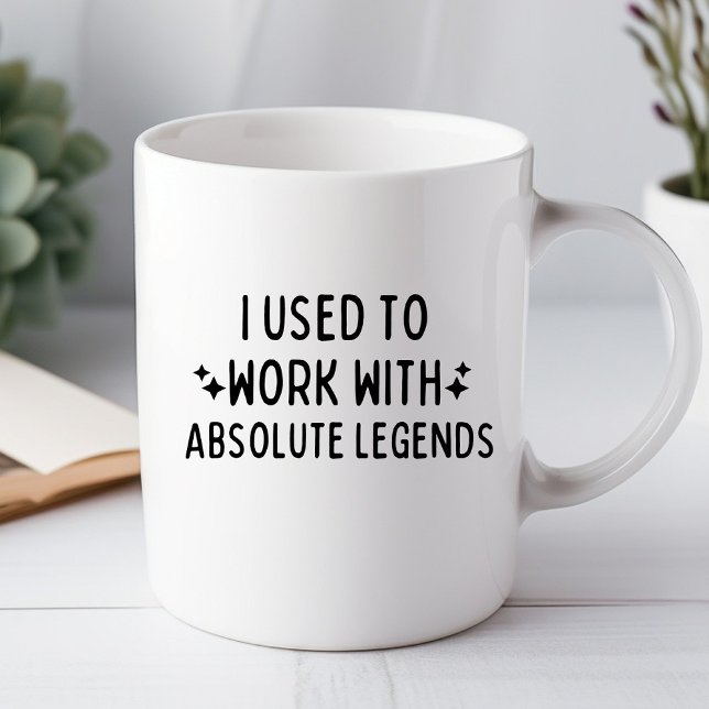 Taza Solía trabajar con una tontería de oficina complet (Subido por el creador)