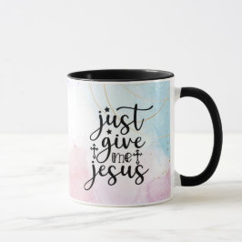Taza Sólo dame la canción de culto cristiano a Jesús