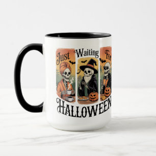Taza Solo Esperando Halloween – Divertida Temporada de