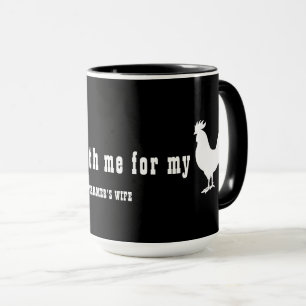 TAZA SÓLO ESTÁ CONMIGO PARA MI ESPOSA DE LA GRANJA.