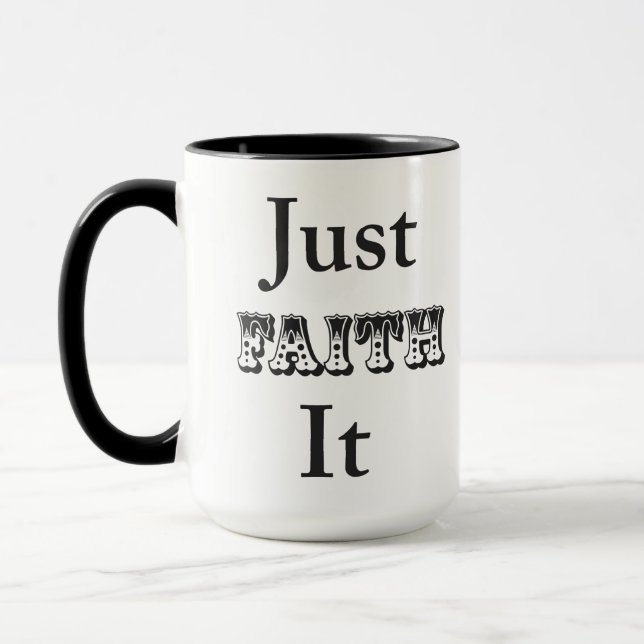 Taza Sólo Fe En Ella (Izquierda)