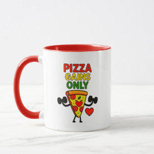 Taza Sólo gana pizza - gracioso