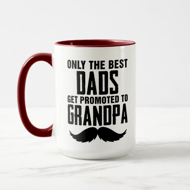 Taza Solo los mejores bailes son ascendidos al abuelo (Izquierda)