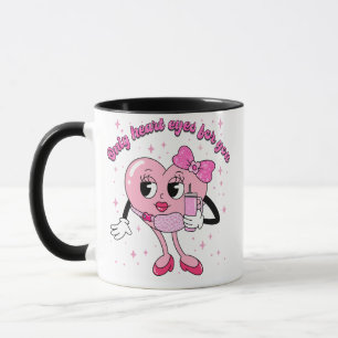 Taza Solo ojos de corazón para ti Diseño de San Valentí