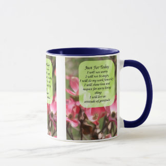 Taza Sólo para hoy Dogwood Floral Inspirador