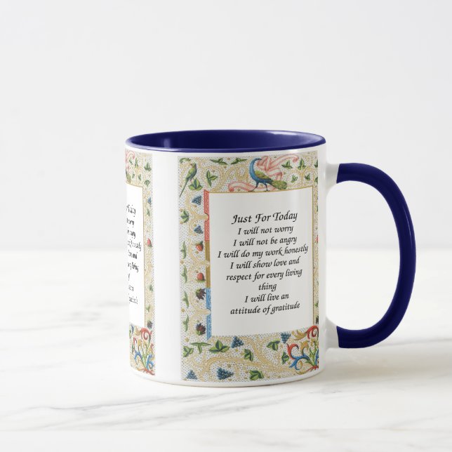 Taza Solo por el Peacock Inspirador (Derecha)