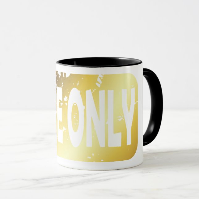 Taza Solo quiero camiseta (Anverso derecho)