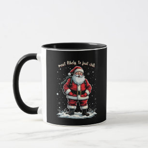 Taza Solo soy un tipo relajado de Navidad Santa Claus t