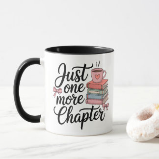 Taza Sólo un capítulo más – Diseño de ratón de bibliote