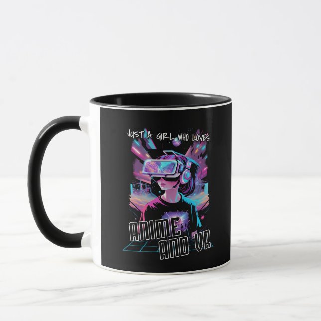 TAZA SÓLO UN CHICA QUE AMA A ANIME Y VR (Izquierda)