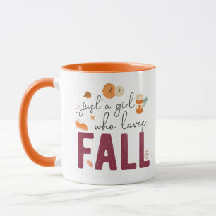 Taza Sólo un Chica que ama a la caída