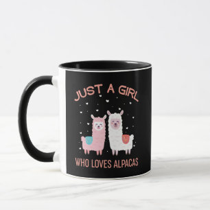 Taza Sólo un Chica que ama las Alpacas - Cute Alpaca