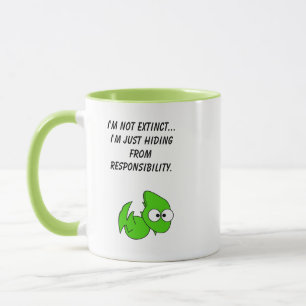 Taza Sólo un dragón o pterodáctilo de dibujos animados 