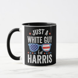 Taza Solo un hombre blanco para Harris apoya al preside