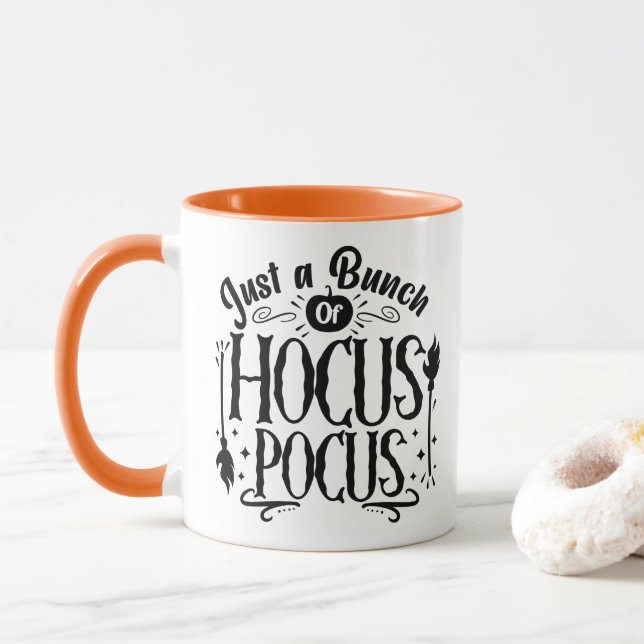 Taza Solo un montón de hongos ocus (Con donut)