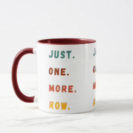 Taza Solo una fila más Dicho divertido de amante del ga