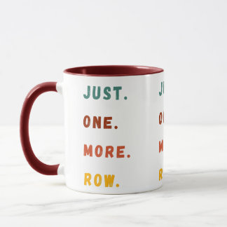 Taza Solo una fila más Dicho divertido de amante del ga