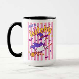 Taza Sólo una Gansa Tonta y Bruja de Halloween