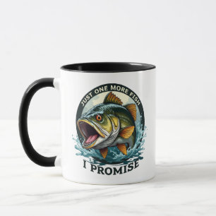 Taza Sólo Una Pesca Más Lo Prometo Divertida Pesca