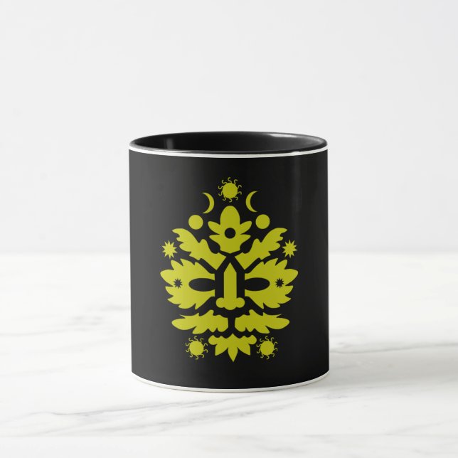 Taza solsticio de verano feliz verano medio (Centro)