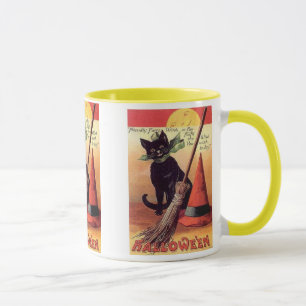 Taza Sombras amistosas de tarjetas de halloween para la