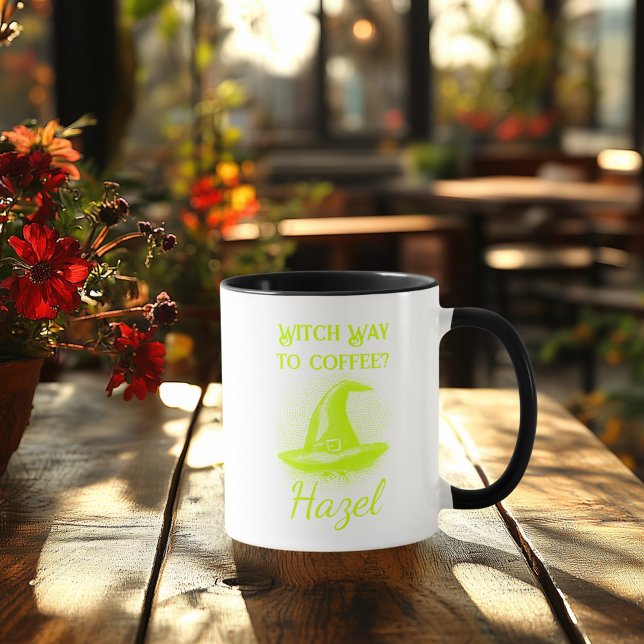 Taza Sombrero de Bruja de Lima de Halloween de Neón Per (Subido por el creador)