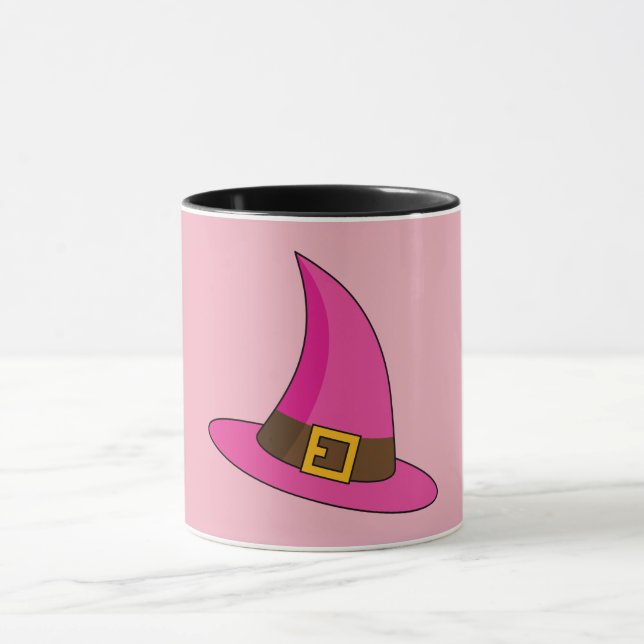 Taza Sombrero de Bruja Rosa (Centro)