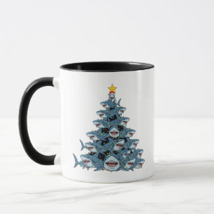 Taza Sombrero de Santa Claus de árbol de Navidad de tib