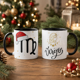 Taza Sombrero de Santa Virgo Zodíaco Navidad