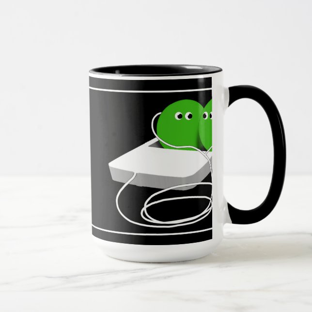 Taza Somos Como Dos Peas En Un Pod (Derecha)
