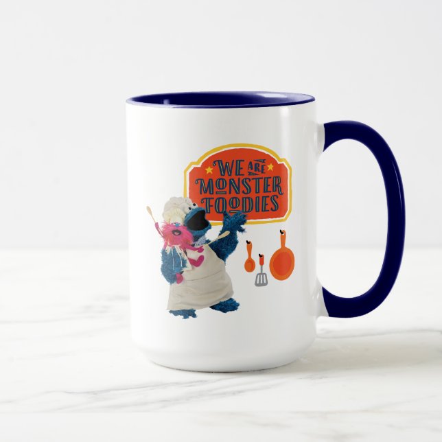Taza Somos los monstruosos Foodies (Derecha)