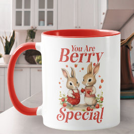 Taza Son Bunnids Y Corazones Especiales De Berry