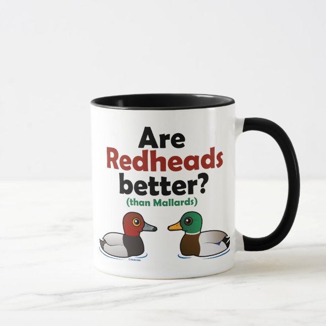 Taza ¿Son los Redheads mejores? (Derecha)