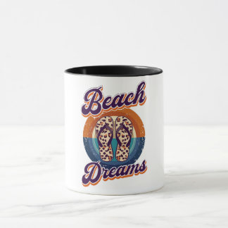 Taza soñador de playa
