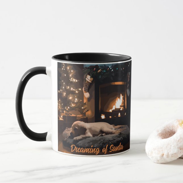 Taza Soñando con Santa (Con donut)