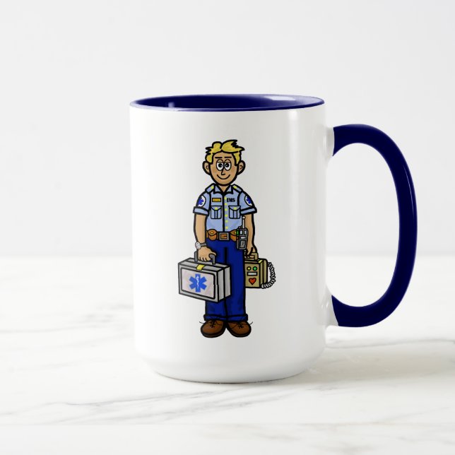 Taza Sonido macho EMS Personalizado Nombre Mug (Derecha)