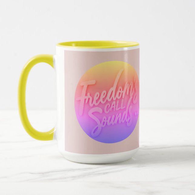 Taza Sonidos de llamada de la libertad (Izquierda)