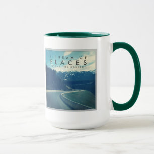 Taza Soño con lugares más allá del horizonte