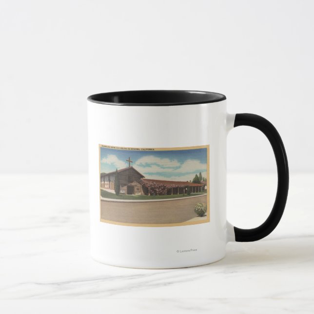 Taza Sonoma, CA - Misión San Francisco Solano (Derecha)