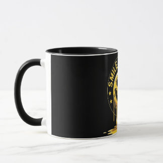 Taza Sonríe, es un Mug Clásico gratis, 11 oz
