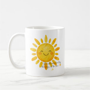 Taza Sonriente del Sol Taza de café de sol lindo