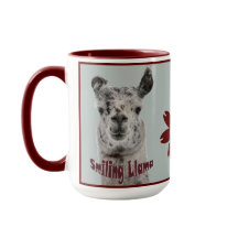 Sonriente Llama Mug