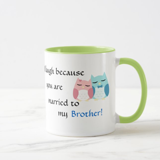 Taza Sonrío porque usted es mi cuñada (Derecha)