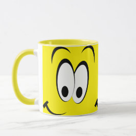 Taza sonrisa cara emoji