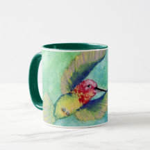 Sonrisa Hummingbird por Lyric Rivera- Café Mug