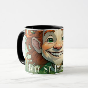 Taza Sonrisas Afortunadas en el Día de San Patricio