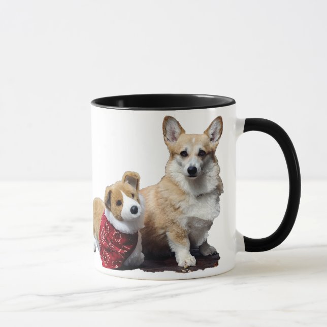 Taza Sonrisas de la mañana del Corgi (Derecha)