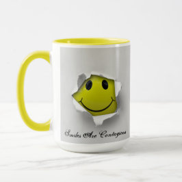 Taza Sonrisas son café contagioso
